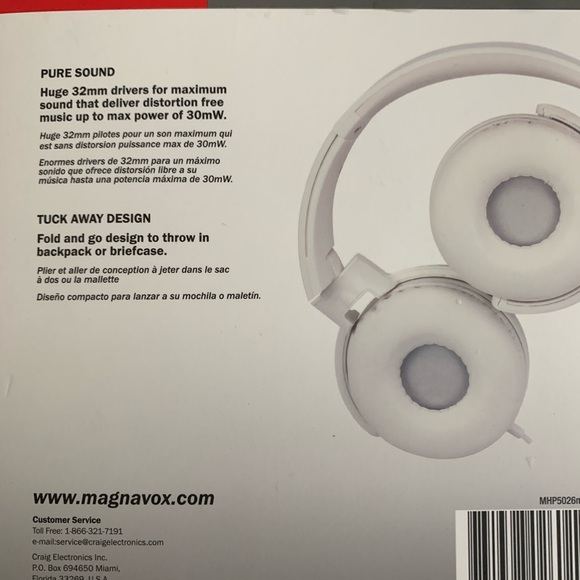 Studio Headphones (Folding) - Picture 2 of 2